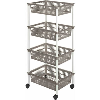 Heidrun Regálek pojízdný 4 košíky GUAPISSIMO zelený – Zboží Mobilmania