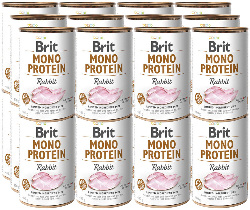 Brit Mono Protein Rabbit 24 x 400 g