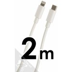 maXlife MXUC-05L USB-C / Apple Lightning 2m, bílý – Sleviste.cz