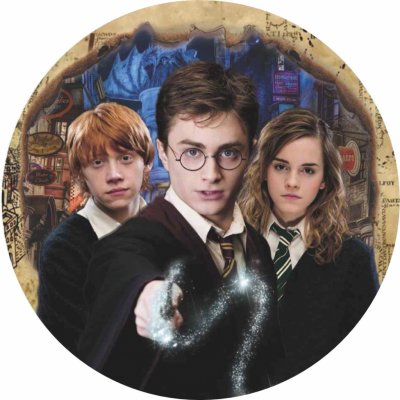 Dortový obrázek Jedlý papír HARRY POTTER ● velikost: 4,8cm (18 ks / A4) ☝, ● materiál: FONDÁNOVÝ DECORLIST ✴️ – Hledejceny.cz