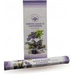 Green Tree Indické vonné tyčinky Bílá Šalvěj Levandule 15 g – Zboží Dáma