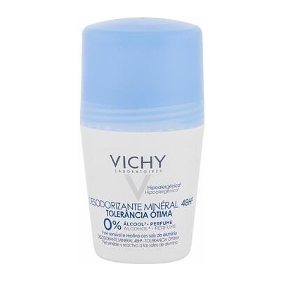 Vichy Deodorant Mineral Tolerance Optimale 48H 50 ml deodorant roll-on bez obsahu hliníku pro ženy