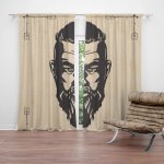Sablio Závěs Vikingové Pergamen: 2ks 140x250cm – Hledejceny.cz