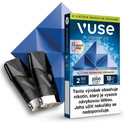 British American Tobacco Vuse Pods Blueberry Ice 18 mg 2 ks – Zboží Dáma