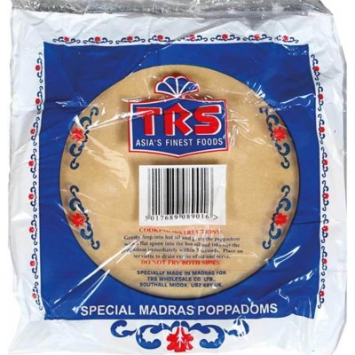 TRS Foods TRS MADRAS PLAIN PAPAD 200 g – Zboží Mobilmania