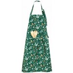 decoDoma Kuchyňská zástěra ZIMNÍ VĚTVIČKY – Zboží Dáma