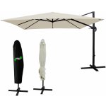 Garden Line Zahradní slunečník ROMA, 3x3m, béžový – Sleviste.cz