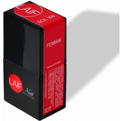 Laif gel lak červený SOL 106 Ferrari 10 ml – Zboží Mobilmania
