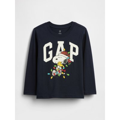 Baby tričko Gap & Peanuts Snoopy Tmavě modrá – Zboží Mobilmania