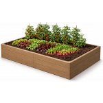 Prosperplast Vyvýšený záhon plastový Base Woody 149,2 cm hnědý IBWR-7587U – Zbozi.Blesk.cz