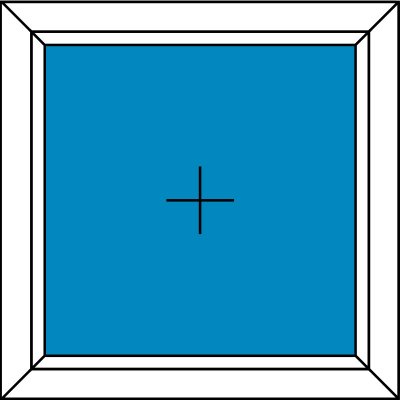 Aluplast Plastové okno 200x150 Jednodílné Fix v Rámu Ideal 4000 Tmavý dub – Zboží Mobilmania