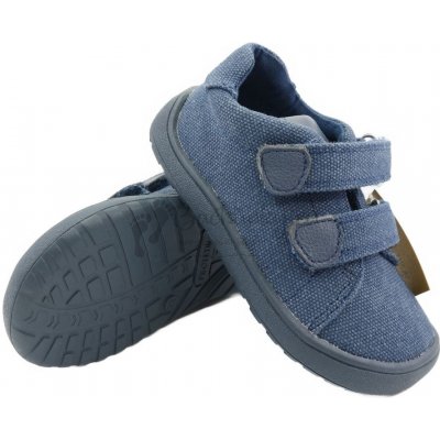 Protetika dětské plátěné barefoot boty KORO Navy – Zboží Dáma