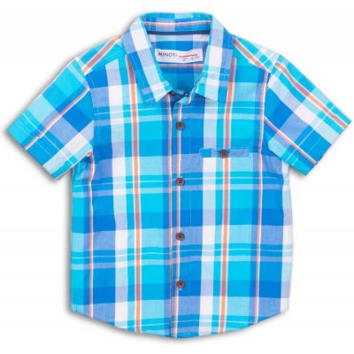Minoti Košile chlapecká s krátkým rukávem Minoti Jeep modrá – Zboží Dáma