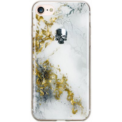 Pouzdro Swarovski Treasure iPhone 8 - Alabaster/Silver Skull – Zboží Živě