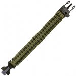 101 Inc Paracord náramek Whistle Firesteel Buckle olivový – Zboží Dáma