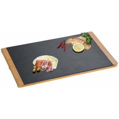 Kesper 38131 Servírovací tác břidlice/bambus 45x30x1,5 cm – Zboží Dáma