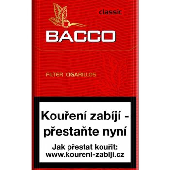 Bacco Filter Cigarillos Classic 17 ks