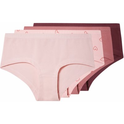 esmara dívčí kalhotky s BIO bavlnou 4 kusy burgundská/růžová – Sleviste.cz