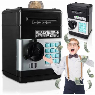 POKLADNIČKA TREZOR BANKOMAT HRAČKA PRO DĚTI PIN – Zboží Dáma