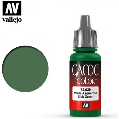 Vallejo: Game Color Sick Green 17ml – Zboží Mobilmania