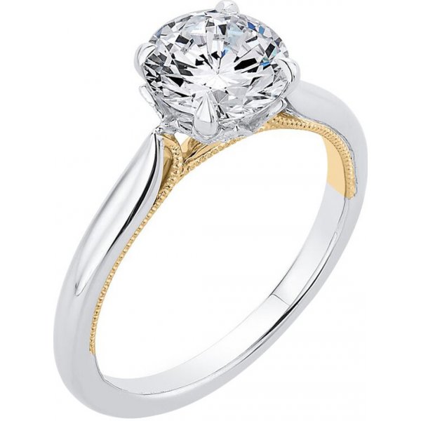 Eppi zlatý zásnubní prsten s moissanitem a postranními diamanty Ivy R40776  od 43 140 Kč - Heureka.cz