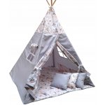 vigvam Stan stan pro děti s podložkou a polštáři TEEPEE dárek – Sleviste.cz