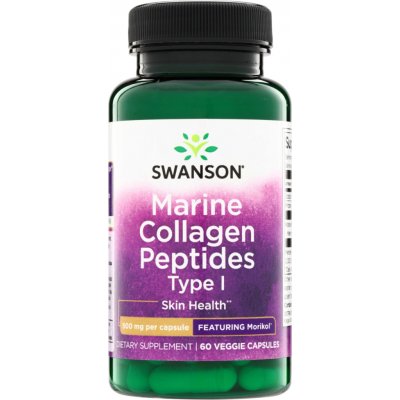 Swanson Mořské Peptidy Kolagenové typ I 500 mg 60 kapslí – Hledejceny.cz