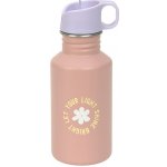Lässig Nerezová láhev s pítkem Pattern Party 500 ml Rose Lilac – Zboží Dáma