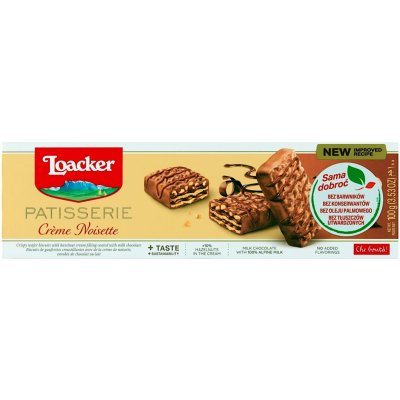 Loacker Sušenky lískooříškové Patisserie Creme Noisette 100 g – Zboží Dáma
