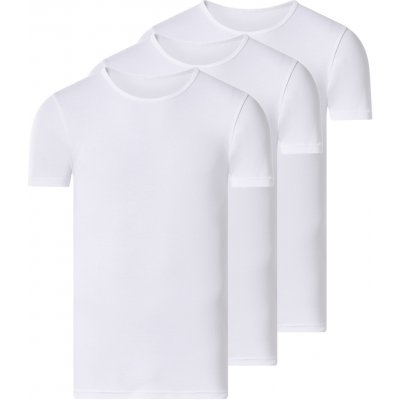 esmara Men Pánské spodní triko 3 kusy kulatý límec bílá – Zbozi.Blesk.cz