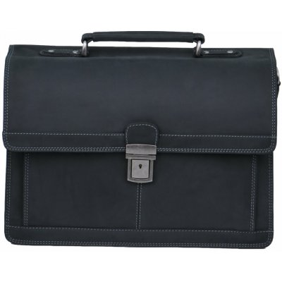 Lagen pánská kožená aktovka 1881/H černá – Zboží Mobilmania