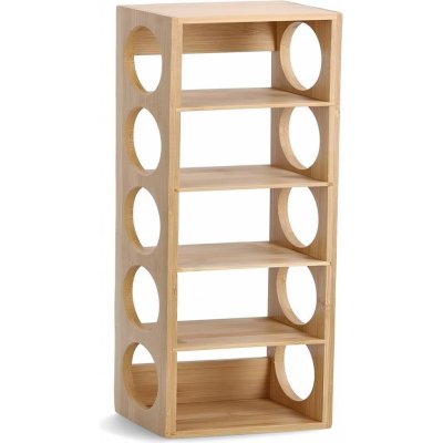 Zeller Present Stojan na víno Bamboo, 53 × 12,5 × 13,5 cm, 5 ks 13565 – HobbyKompas.cz