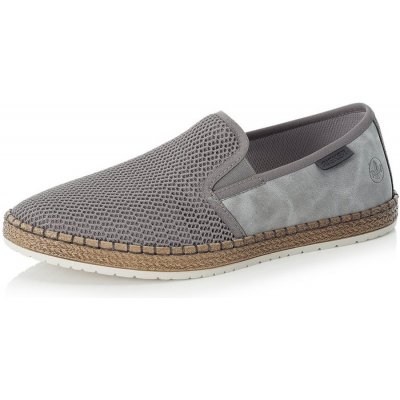 Rieker espadrilky B5265-43 šedé S2 – Zboží Dáma