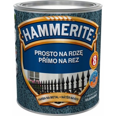 Akzo Nobel Hammerite přímo na rez, 0,7l, kladívkový zelená