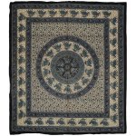 BOB Batik přehoz na postel indický Moghul sloni tyrkysovo fialový bavlna King size Dvoulůžko 230 x 200 cm – Zbozi.Blesk.cz