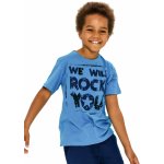 Winkiki kids Wear chlapecké tričko We Will Rock You modrá – Hledejceny.cz