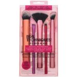 Real Techniques Brushes Artist Essentials sada kosmetický štětec na make- up RT 217 1 ks + kosmetický štětec na oční linky RT 317 1 ks + kosmetický štětec na rozjasňovač RT 420 1 ks + kosmetický štěte – Zboží Dáma