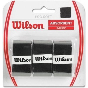 Wilson Soft overgrip 3ks černá