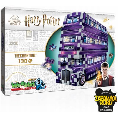 Wrebbit 3D puzzle Harry Potter: Záchranný autobus 130 ks (mini) – Zboží Mobilmania