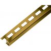 Podlahová lišta Acara EXCELLENT ukončovací lišta perleťová zlatá lesklá EX1/SP7 10 mm, 2,5 m