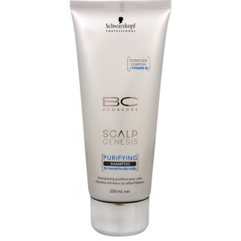 Schwarzkopf BC Bonacure Scalp Genesis Purifying Shampoo čistící šampon pro mastnou pokožku 200 ml