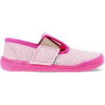 Pegres Barefoot papuče SBF10F růžové – Zboží Mobilmania