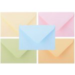 Obálka 70x100mm 130g pastelové barvy, vlhčící – Zboží Živě