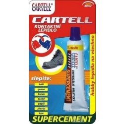 Cartell Supercement kontaktní lepidlo velmi univerzální 40 ml