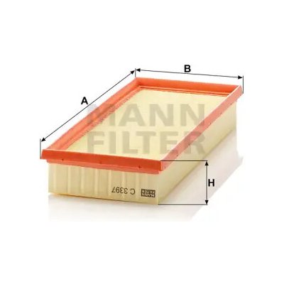 MANN FILTER Vzduchový filtr C 3397 – Hledejceny.cz