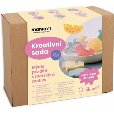 Manumi kreativní sada pro děti na výrobu mýdel s mořskými motivy – Hledejceny.cz