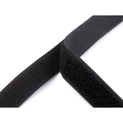 Suchý zip háček + plyš šíře 25 mm METRÁŽ - černá – Hledejceny.cz