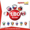Sim karty a kupony Předplacená SIM karta OpenCall s kreditem 200 Kč, volání do všech sítí v ČR 1,80 Kč/min