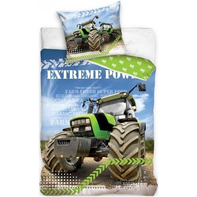 BedTex bavlna povlečení Traktor Extreme Power bavlna Renforcé 140x200 70x90 – Zboží Mobilmania