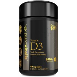 Purovitalis Liposomální Vitamin D3 2000IU, 60 kapslí